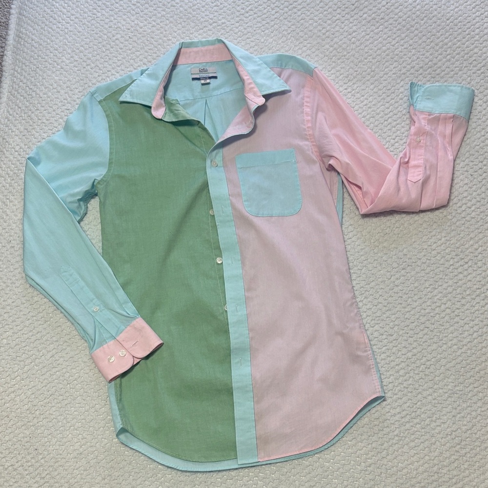 Croft & Barrow Multicolor Casual Button Down Shirt